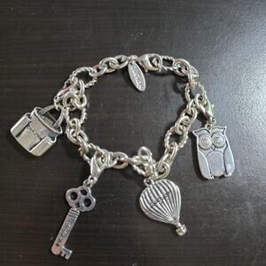 Vintage Thirty-one Silverstone Charm Bracelet